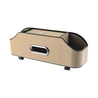 Imagem de Organizador De Encosto De Banco De Carro 3 Em 1, Porta-copos, Caixa De