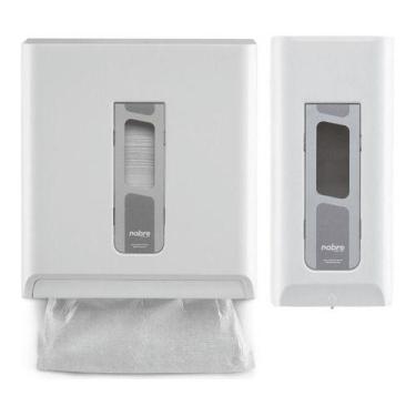 Imagem de Dispenser Saboneteira 800ml + Toalheiro Papel Toalha Street - Nobre, T