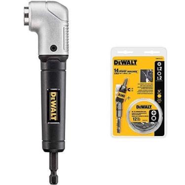 Imagem de Conjunto DEWALT de Fixação em Ângulo Reto e Porta-Brocas Pivotantes