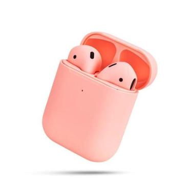 Imagem de Fone De Ouvido Sem Fio InPods Coloridos Macaron Bi12 TWS Touch Rosa Pi