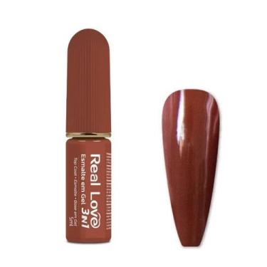 Imagem de Esmalte em gel 3 em 1 5ml cor 45 real love