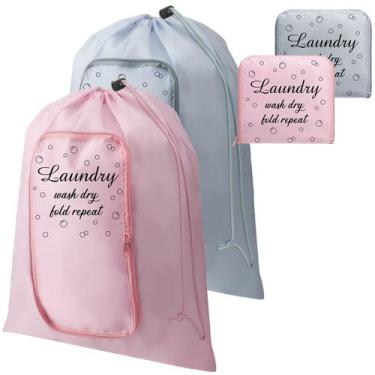Imagem de Bolsa de roupa suja de viagem Boao, lavável, 2 unidades