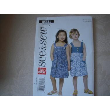Imagem de BUTTERICK PATTERNS B5631 Vestido Infantil