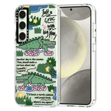 Imagem de Capa de telefone MOSNOVO para Samsung Galaxy S24 Plus Croc Design