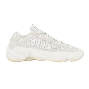 Imagem de adidas Yeezy 500 Tênis masculino casual com cadarço - bege, Bonwht/Bonwht/Bonwht, 41