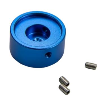 Imagem de Dynwave Tampa do botão do pedal de guitarra, proteção para pedal, substituição e reparo, com parafuso para pedais de efeito de guitarra, Azul