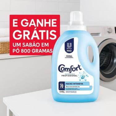 Imagem de Amaciante de Roupas Comfort 5 Litros GANHE um Brinde Sabão em Pó 800g
