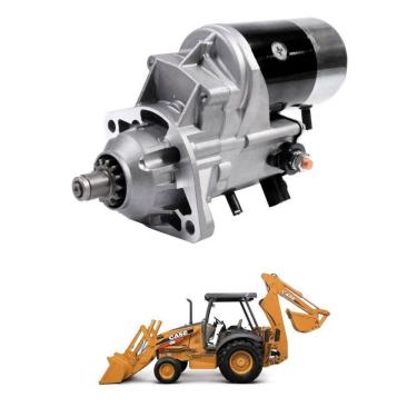 Imagem de Motor De Partida 12V Para Retroescavadeira Case 580L 580M