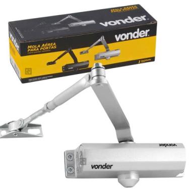 Imagem de Mola Aérea Fechador Porta Vonder Potência 3 Prata 45-65kg - VONDER 329