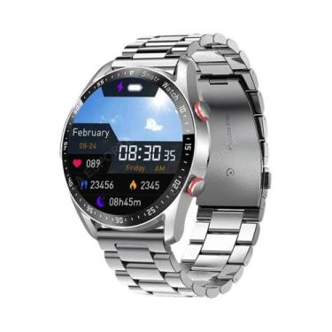 Imagem de Relógio Inteligente Bluetooth Masculino 2025 Com Tela HD, Monitor De F