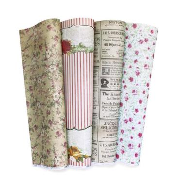 Imagem de Papel Com Estampa Tex Papel Coleção Country Ref C49