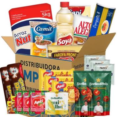 Imagem de Cesta Básica Completa 24 Itens Qualidade e Marca - Distribuidora Impér