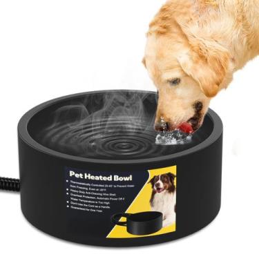 Imagem de Taça de Água Aquecida Yicostar para Cães e Gatos - 3,2L - Impermeável