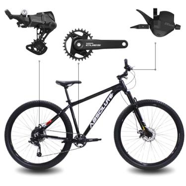 Imagem de Bicicleta Aro 29 Absolute Nero 5 Shimano CUES 9 Velocidades 1x9 Alumínio Cabeamento Interno Freio Hidráulico MT200 (Preto, 23)