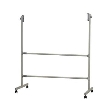 Imagem de CUTPOIY Suporte móvel universal apenas, suporte de metal ajustável sobre rodas, para quadro branco, quadro-negro, quadro apagável a seco, quadro de avisos