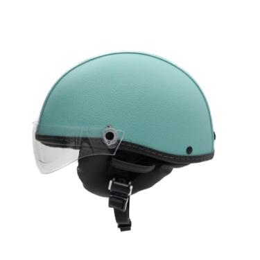 Imagem de Capacete Bike e Scooter Elétrica - Segurança Premium, Design Inovador e Conforto para Patinetes e Skates (P - VESTE 55/56,Turquesa)
