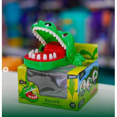 Imagem de Jogo Jacaré Mordida Surpresa (Dentista) - Diversão, Sorte e Muita Emoç
