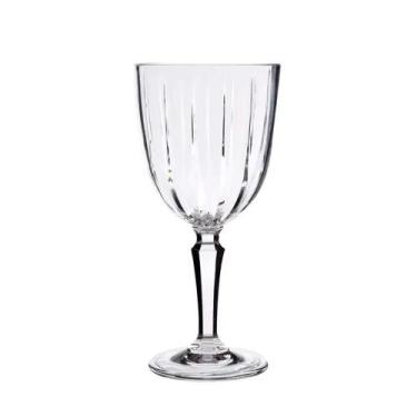 Imagem de Taça de Vinho Cutting em Acrílico 340ml Kenya