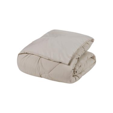 Imagem de Edredom 1 Peça Solteiro Percal 200 Fios Unique 100% Poliéster - Avelã