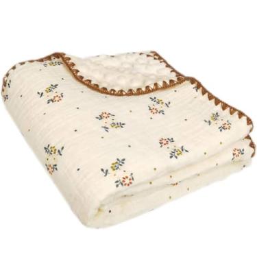 Imagem de Cobertor de bebê Gunnaicat Muslin Algodão 102x102cm de camada dupla