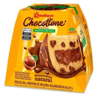 Imagem de Chocotone Bauducco Chocolate/Avelã 450g - Natal Delicioso