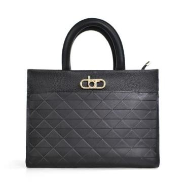 Imagem de Bolsa Beira Rio Preta Elegante com Design Moderno Versátil, Preto, UN