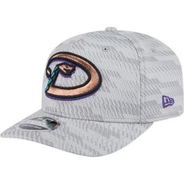 Imagem de Boné New Era 9SEVENTY Stretch Snap Clubhouse 2025 Arizona Diamondbacks-Masculino
