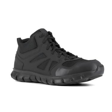 Imagem de Reebok Tênis masculino Rb8405 Sublite Cushion Tactical Mid Cut Soft Toe Preto Militar, Preto, 43