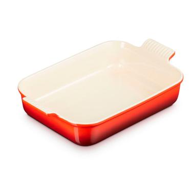 Imagem de Travessa Retangular 32 cm Vermelho Heritage Le Creuset