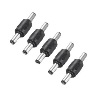 Imagem de Conector De Energia DC Macho E Fêmea 12V 24V, Plugue Tipo Barril Para 