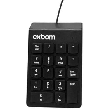 Imagem de Teclado Numérico USB 18 Teclas BK-N30 Preto (preto)