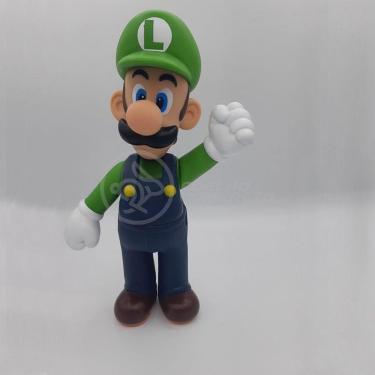 Imagem de Boneco Action Figure Luigi Super Size 23Cm Super Mario