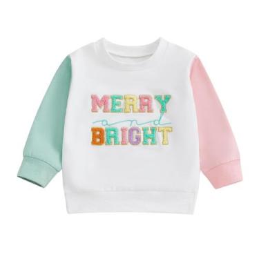 Imagem de Moletom ZyhwShine Toddler Baby Girl de Natal de 18 a 24 meses