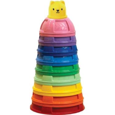 Imagem de Brinquedo Educativo Potes de Empilhar - GGB PLAST