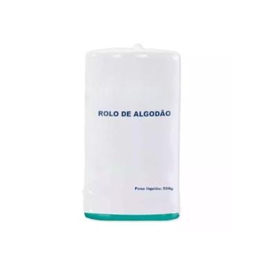 Imagem de Kit 5 Algodão Hidrofilo em Rolo 500Gr S/Alça