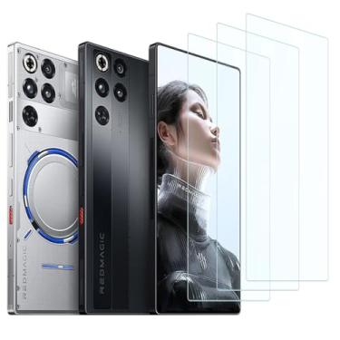 Imagem de Futanwei Protetor de tela RedMagic 11 Pro | Protetor de tela RedMagic 11 Pro Plus de 6,8 polegadas, [pacote com 3] Película de vidro temperado HD [dureza 9H] [antiarranhões] [livre de bolhas