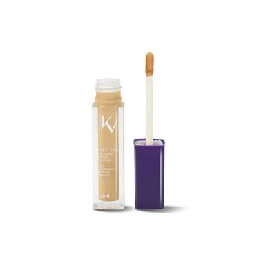 Imagem de KV Makeup Corretivo Líquido Facial, Longa Duração, Alta Cobertura e Textura Natural, 4,5ml
