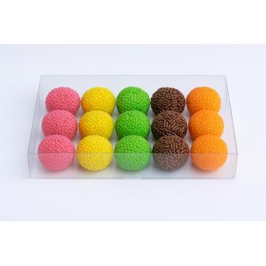 Imagem de 15 Caixas acetato transparente 20x14x4 para 15 Docinhos - Carraschi Em