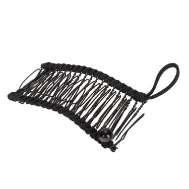 Imagem de Zhjvihx Tweezers de Cabelos de Banana, Durável, Simples, Elegante, Confortável, Vintage, Ferramenta de Pente para Rebite, Elástica para Cabelos Grossos, Ondulados e Encaracolados para Mulheres (Preto)