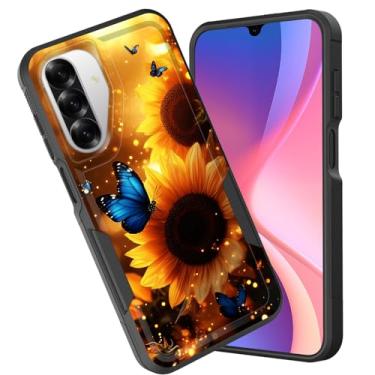 Imagem de CICPLKSE Capa protetora para Galaxy A17 5G, camada dupla, híbrida, à prova de choque, rígida, policarbonato macio, TPU (poliuretano termoplástico), capa protetora para Samsung Galaxy A17 5G 6,7