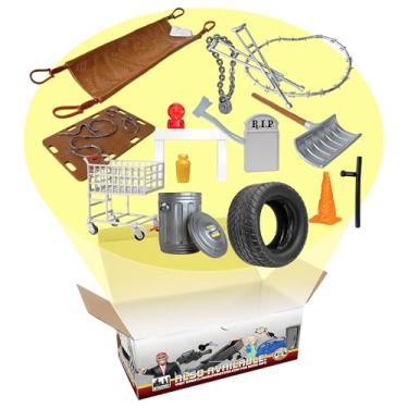 Imagem de Oferta especial de acessórios Street Fight Match para bonecos de ação WWE Wrestling