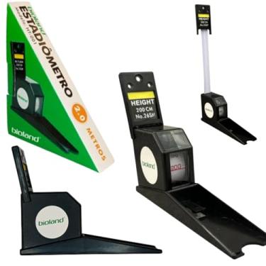 Imagem de Estadiômetro Compacto para Medição de Altura 2 Metros Bioland - Preto