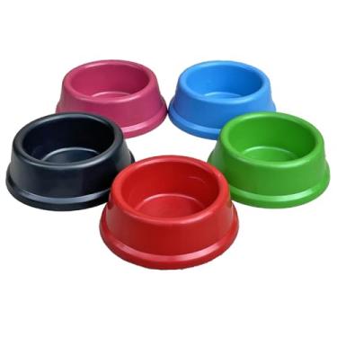 Imagem de Kit c/ 10 Comedouro 330ml Pote de Ração e Água Pequeno para Cachorro e Gato Cores Sortidas