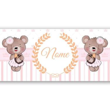Imagem de Faixa Decorativa Papel Parede Infantil Personalizado c/ Nome - SHD Sol
