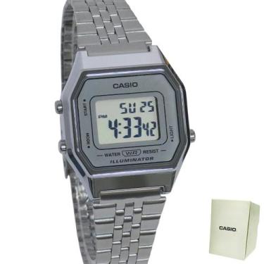 Imagem de Relógio Casio Feminino Digital Vintage Prateado LA680WA7DF, Prata