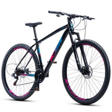 Imagem de Bicicleta Aro 29 Ksw 21 Velocidades Alumínio Xlt 100 Mtb, Preto, Rosa,