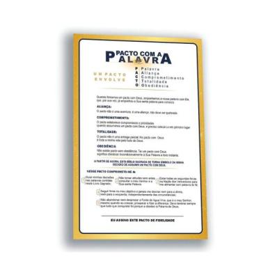 Imagem de Folheto Pacto com a Palavra - 500 Unidades - no-brand