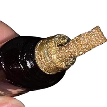 Imagem de Esmalte em gel Diamond Shine 10ml, Refletivo/Brilhante/Com Acabamento Brilhante(008 DOURADO)