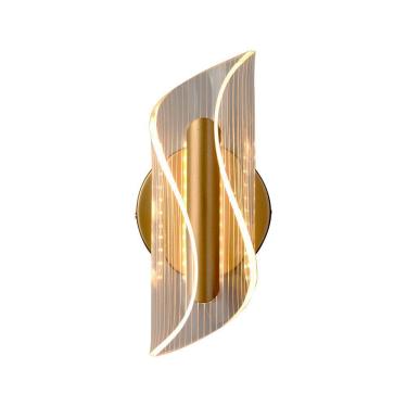 Imagem de Arandela Nitrolux Ala-002l Dourada Led Bivolt Dourado 6201