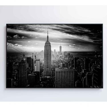 Imagem de Quadro Nova York 60x40 Cm Adesivo Fotográfico